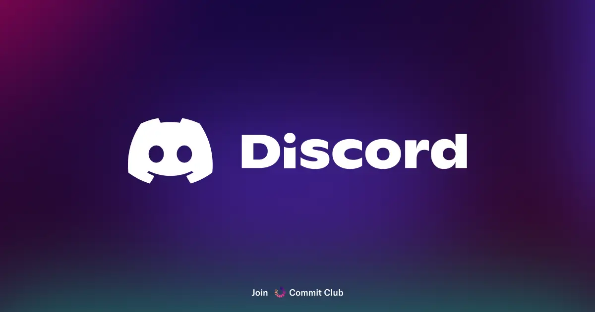 Join Commit Club on Discord to get accountability partners and ideas for new positive habits to take up